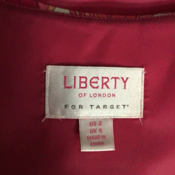 Liberty of London Sheath Dress size 2 Multi color Floral Print Knee Leng… - Picture 5 of 16